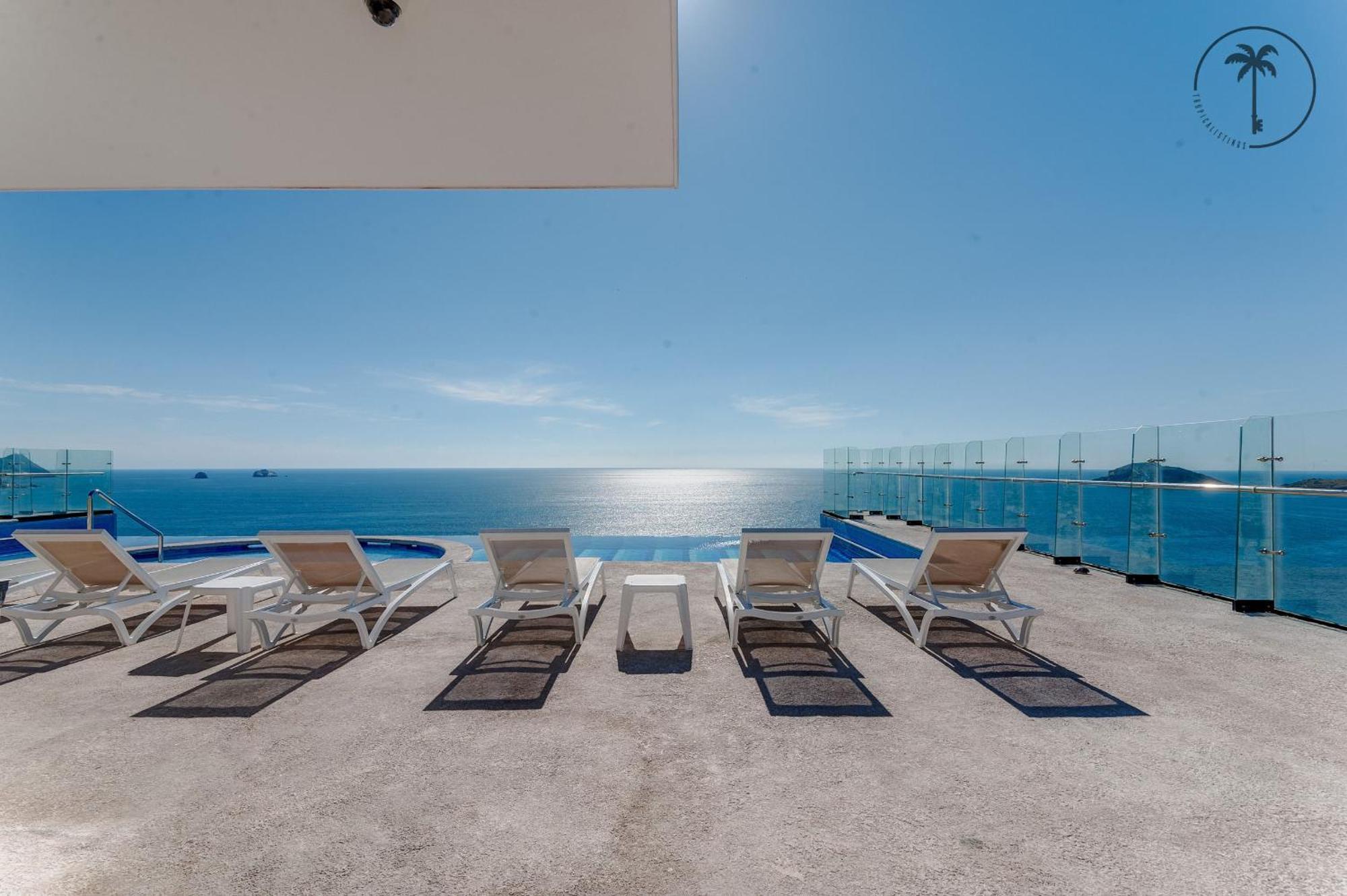 Hermosa Vista Al Mar, Condominio De Lujo! Масатлан Экстерьер фото