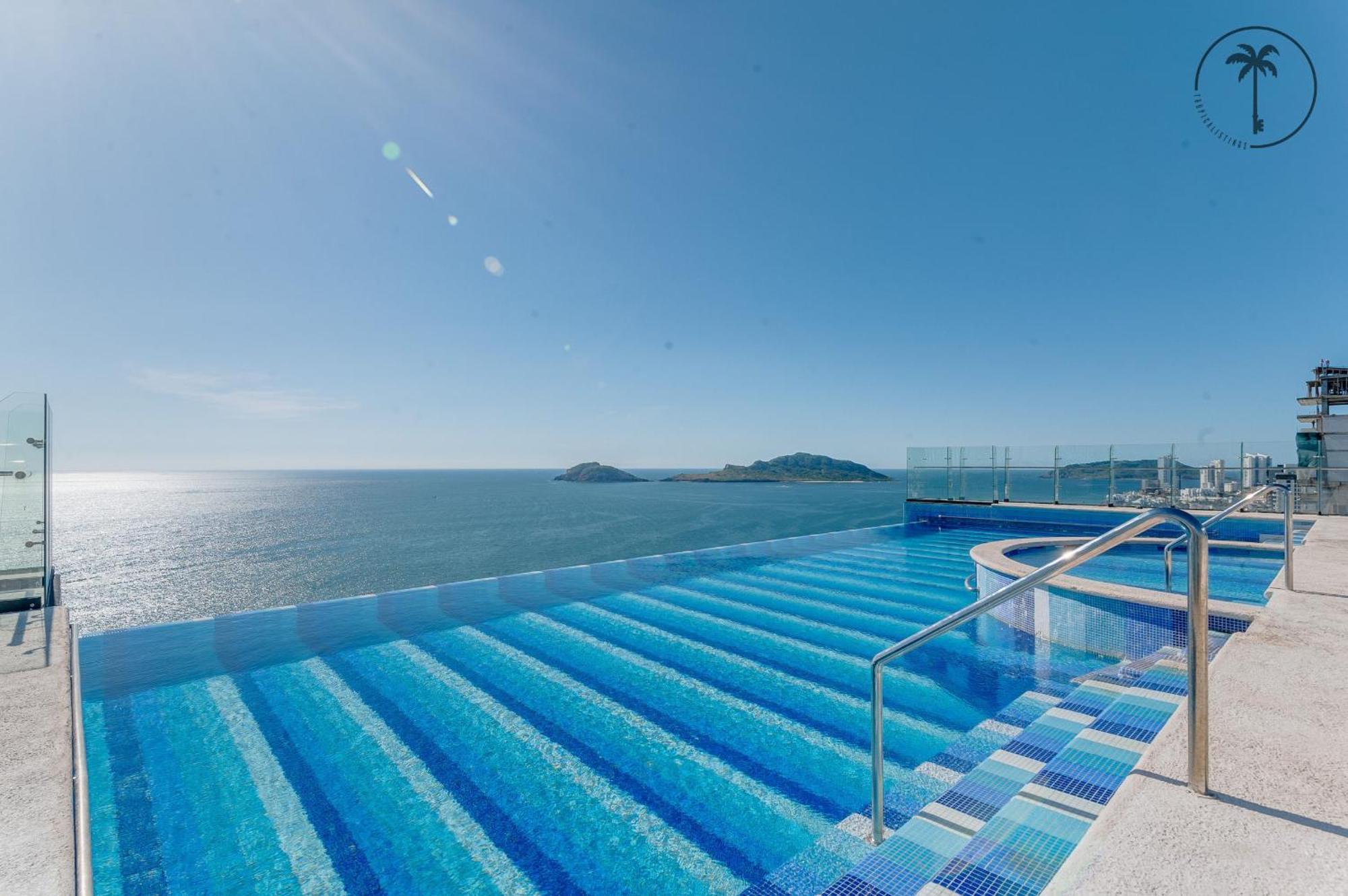 Hermosa Vista Al Mar, Condominio De Lujo! Масатлан Экстерьер фото